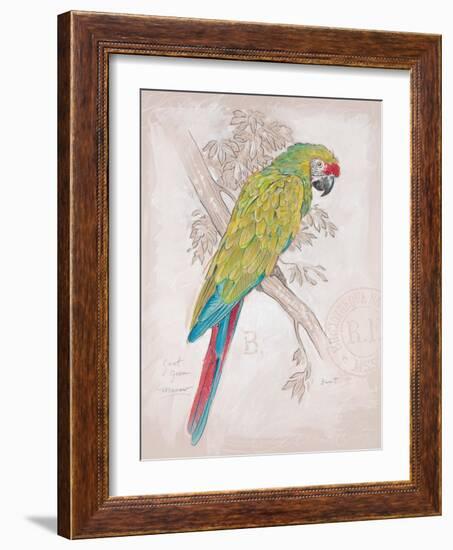 Chartreuse Tropical-Chad Barrett-Framed Art Print