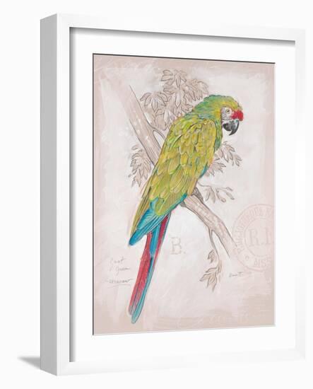 Chartreuse Tropical-Chad Barrett-Framed Art Print