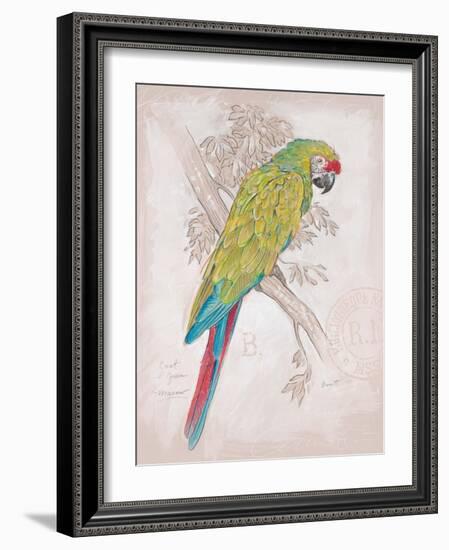 Chartreuse Tropical-Chad Barrett-Framed Art Print