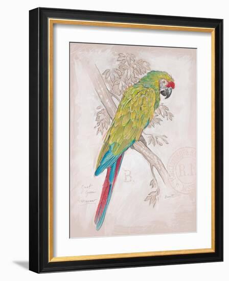 Chartreuse Tropical-Chad Barrett-Framed Art Print