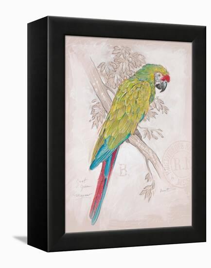 Chartreuse Tropical-Chad Barrett-Framed Stretched Canvas