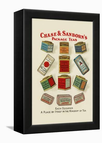 Chase and Sanborn's Package Teas-null-Framed Stretched Canvas