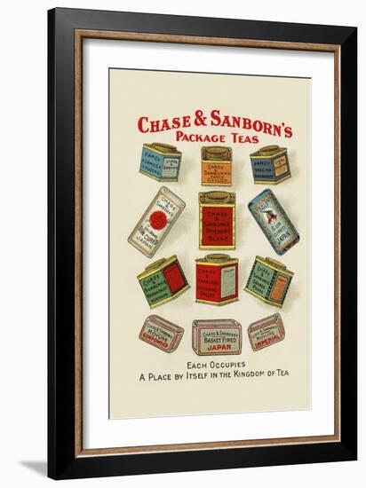 Chase and Sanborn's Package Teas-null-Framed Art Print