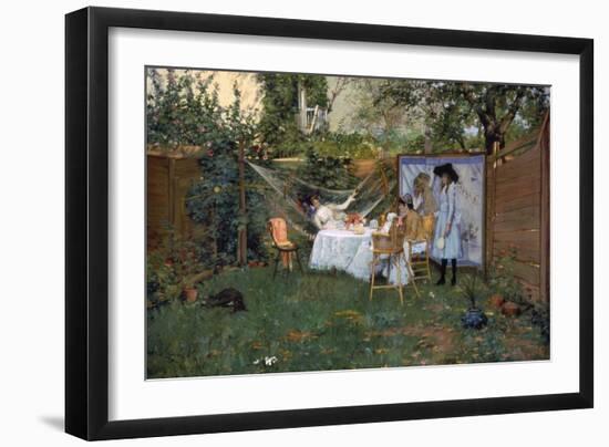 Chase: Breakfast, 1888-William Merritt Chase-Framed Giclee Print