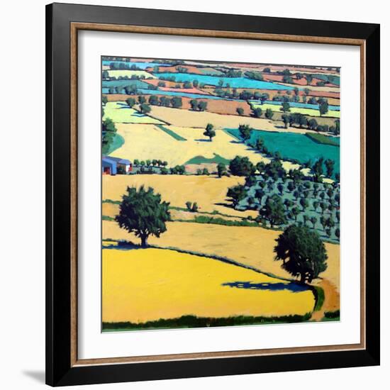 Chase End (Acrylic on Board)-Paul Powis-Framed Giclee Print