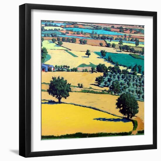 Chase End (Acrylic on Board)-Paul Powis-Framed Giclee Print