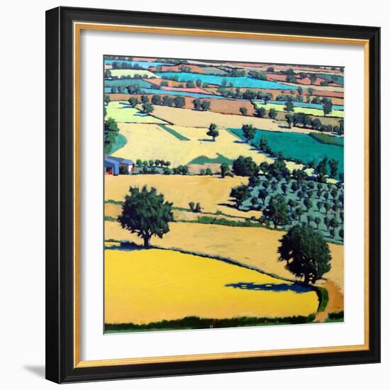 Chase End (Acrylic on Board)-Paul Powis-Framed Giclee Print