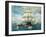 Chase Of The USS Constitution-Anton Otto Fischer-Framed Art Print