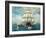 Chase Of The USS Constitution-Anton Otto Fischer-Framed Art Print