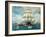 Chase Of The USS Constitution-Anton Otto Fischer-Framed Art Print