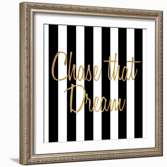 Chase That Dream Stripes-Sd Graphics Studio-Framed Art Print