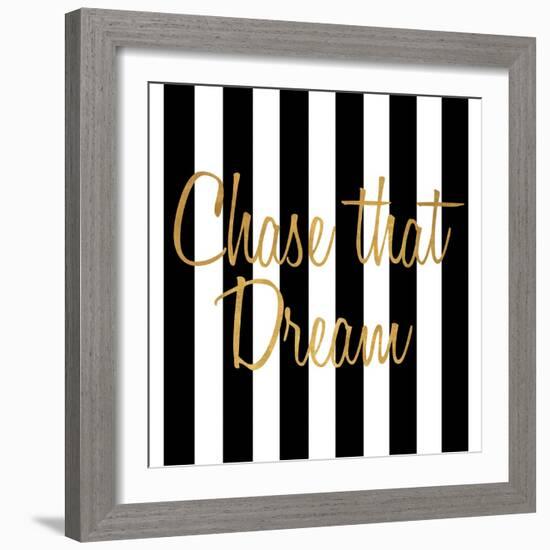 Chase That Dream Stripes-Sd Graphics Studio-Framed Art Print