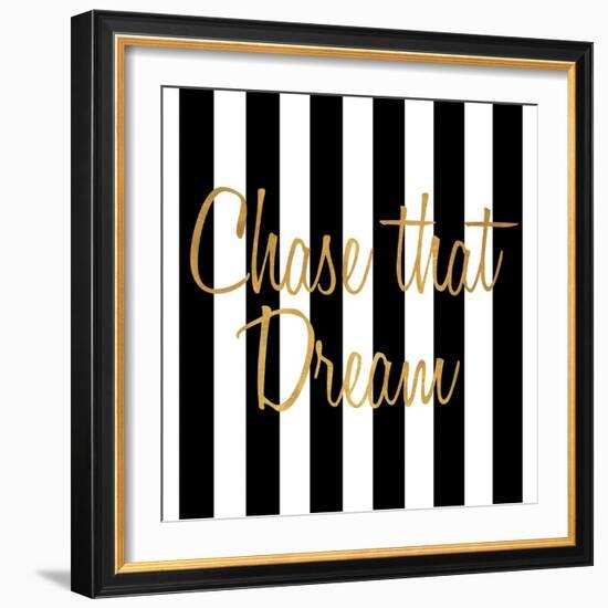 Chase That Dream Stripes-Sd Graphics Studio-Framed Art Print