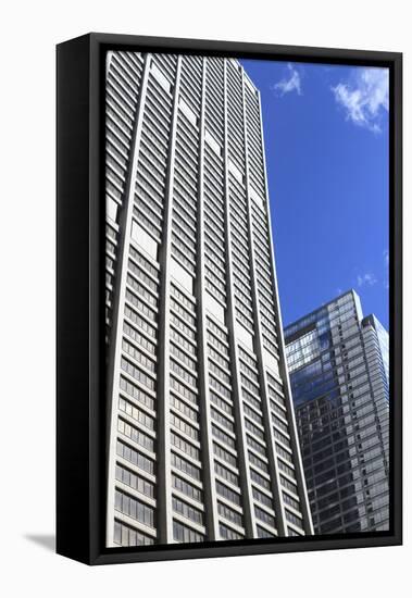 Chase Tower, Chicago, Illinois, United States of America, North America-Amanda Hall-Framed Premier Image Canvas