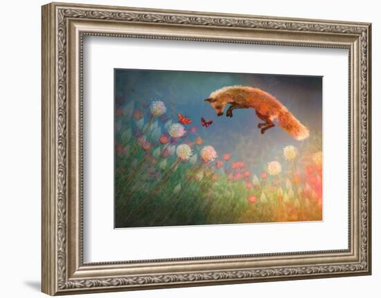 Chasing Butterflies-Claire Westwood-Framed Premium Giclee Print