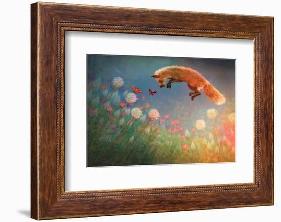 Chasing Butterflies-Claire Westwood-Framed Premium Giclee Print