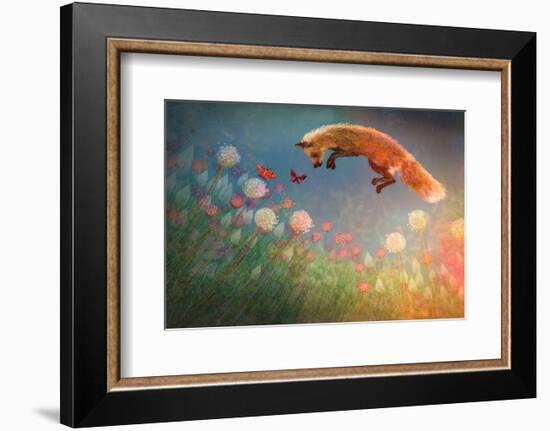 Chasing Butterflies-Claire Westwood-Framed Premium Giclee Print