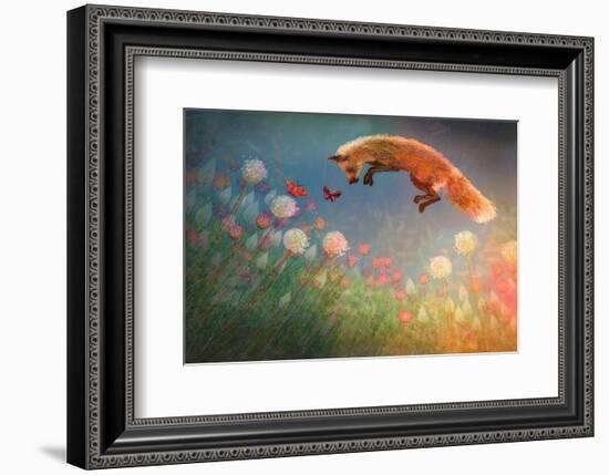 Chasing Butterflies-Claire Westwood-Framed Premium Giclee Print