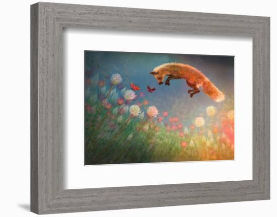 Chasing Butterflies-Claire Westwood-Framed Art Print