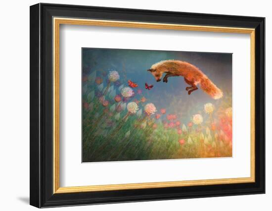 Chasing Butterflies-Claire Westwood-Framed Art Print