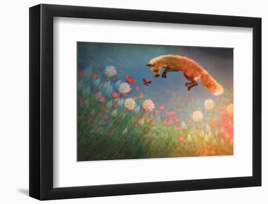 Chasing Butterflies-Claire Westwood-Framed Art Print