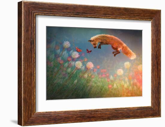 Chasing Butterflies-Claire Westwood-Framed Art Print