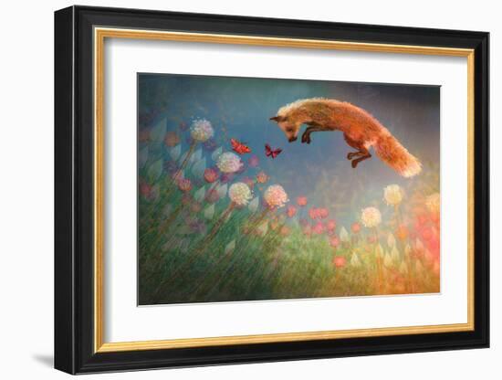 Chasing Butterflies-Claire Westwood-Framed Art Print