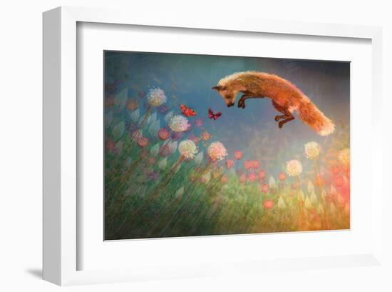 Chasing Butterflies-Claire Westwood-Framed Art Print