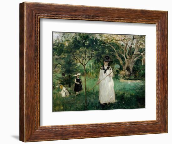 Chasing Butterflies-Berthe Morisot-Framed Giclee Print