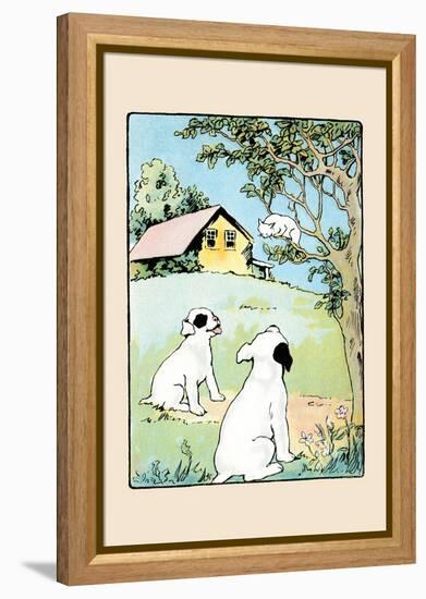 Chasing Cats Up Trees-Julia Dyar Hardy-Framed Stretched Canvas