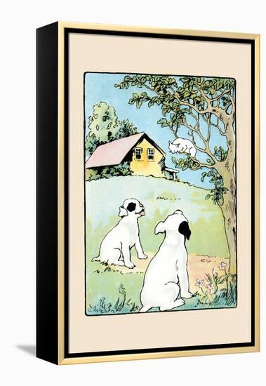 Chasing Cats Up Trees-Julia Dyar Hardy-Framed Stretched Canvas