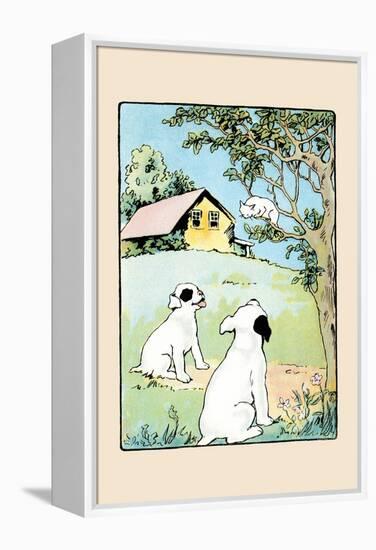 Chasing Cats Up Trees-Julia Dyar Hardy-Framed Stretched Canvas