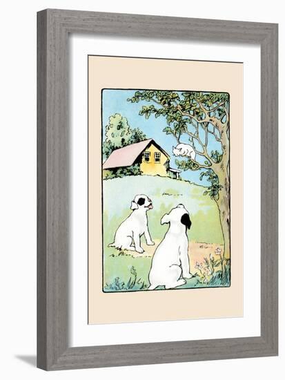 Chasing Cats Up Trees-Julia Dyar Hardy-Framed Art Print