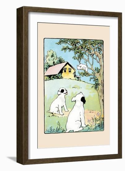 Chasing Cats Up Trees-Julia Dyar Hardy-Framed Art Print