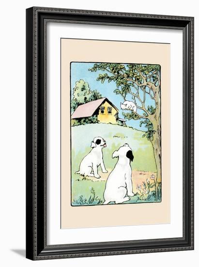 Chasing Cats Up Trees-Julia Dyar Hardy-Framed Art Print