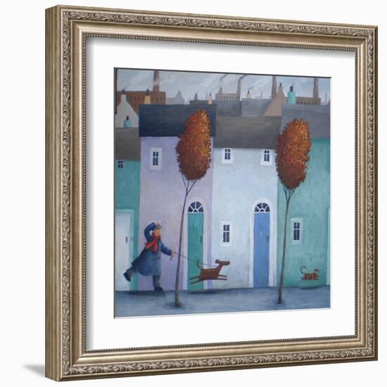 Chasing Cats-Peter Adderley-Framed Art Print