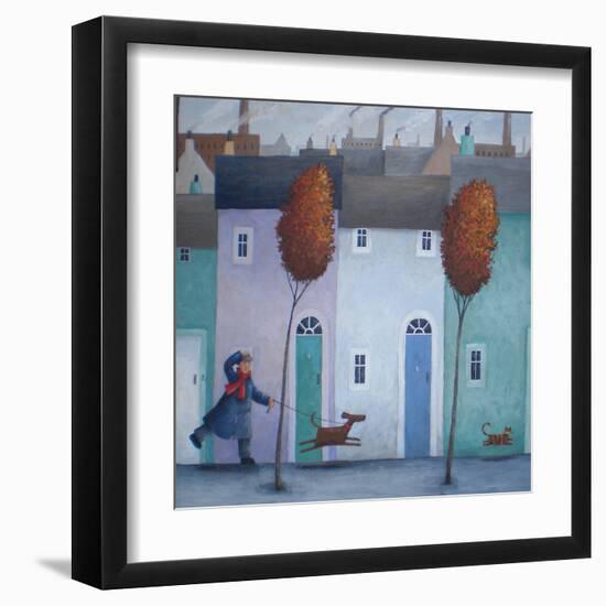 Chasing Cats-Peter Adderley-Framed Art Print