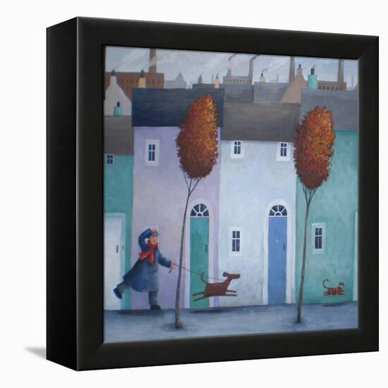 Chasing Cats-Peter Adderley-Framed Stretched Canvas