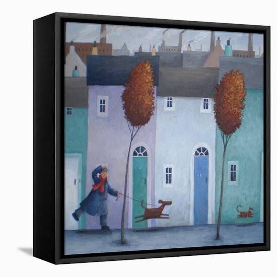 Chasing Cats-Peter Adderley-Framed Stretched Canvas