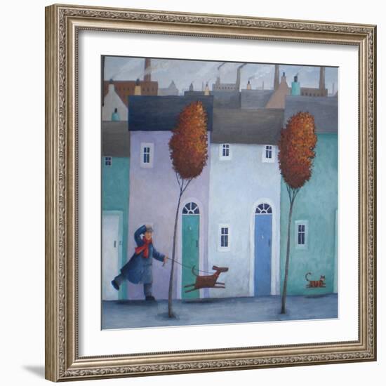 Chasing Cats-Peter Adderley-Framed Art Print