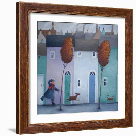 Chasing Cats-Peter Adderley-Framed Art Print