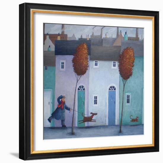 Chasing Cats-Peter Adderley-Framed Art Print