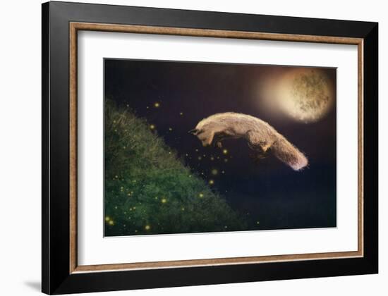 Chasing fireflies-Claire Westwood-Framed Art Print