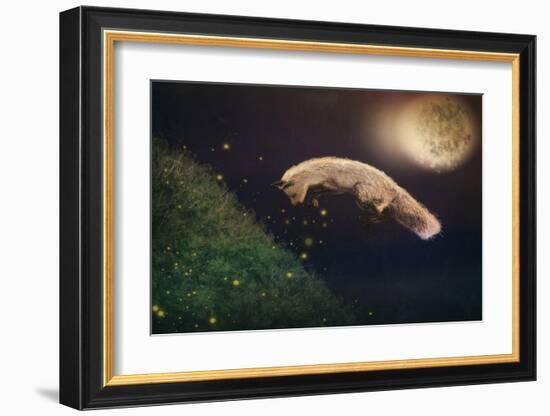 Chasing fireflies-Claire Westwood-Framed Art Print