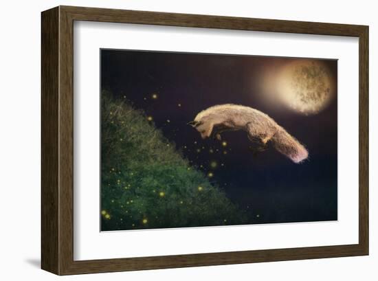 Chasing fireflies-Claire Westwood-Framed Art Print