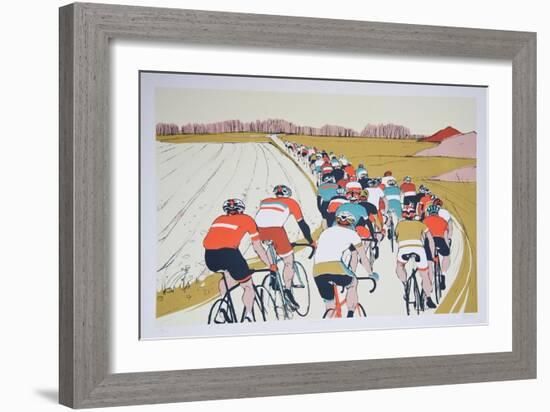 Chasing On, 2015 (Screen Print)-Eliza Southwood-Framed Giclee Print