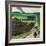 "Chasing the Fire Truck", June 30, 1956-John Falter-Framed Giclee Print