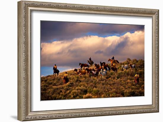 Chasing Thunder-Lisa Dearing-Framed Photographic Print