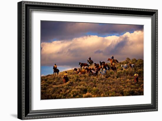 Chasing Thunder-Lisa Dearing-Framed Photographic Print