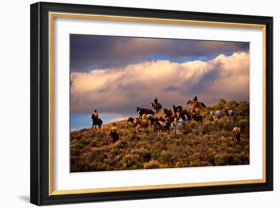 Chasing Thunder-Lisa Dearing-Framed Photographic Print